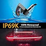NATIKA Backup/Front View Camera,IP69K Waterproof Great Night Vision HD and Super Wide Angle Metal OEM Style Reverse Rear View Backup Camera for Cars Pickup Trucks SUVs RVs Vans (Black) - Image 2