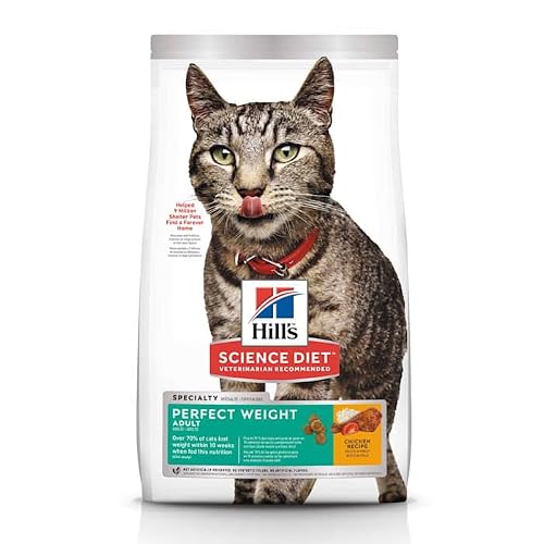 Hill's Science Diet Adult Perfect Weight Dry Cat Food, Chicken, 3 lb. Bag
