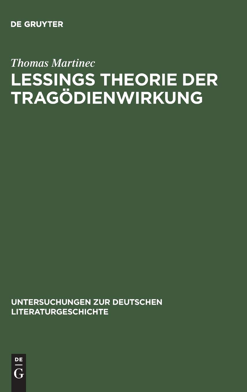 Lessings Theorie der Tragödienwirkung