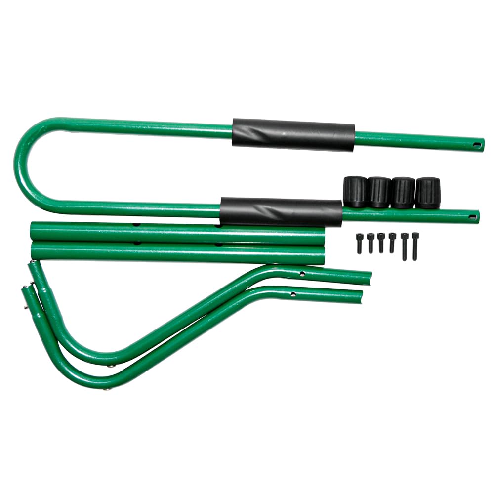 RASENFREUND Stojak na rowery Easy Racin Green stojak do 6 cm do rozmiaru roweru 29" – antypoślizgowe nóżki – stojak do rowerów/rowerów elektrycznych/stojak konserwacyjny