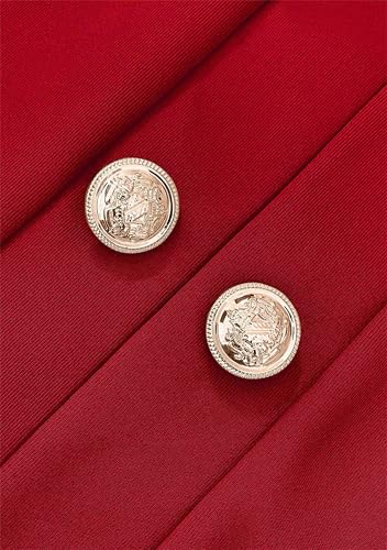 FLITAY Womens Double Breasted Blazer Jackets Casual Open Front Blazers Long Sleeve Lapel Collar Work Office Jackets Blazer4