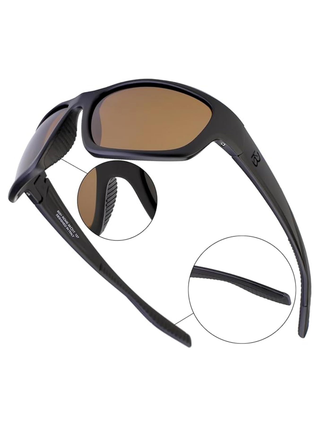 Polarisierte Hochleistungs-Sonnenbrillen aus Echtem Glas für Männer und Frauen, italienisches Design, Anti-Glare, UV400, Corning Echtes Glas Linsen
