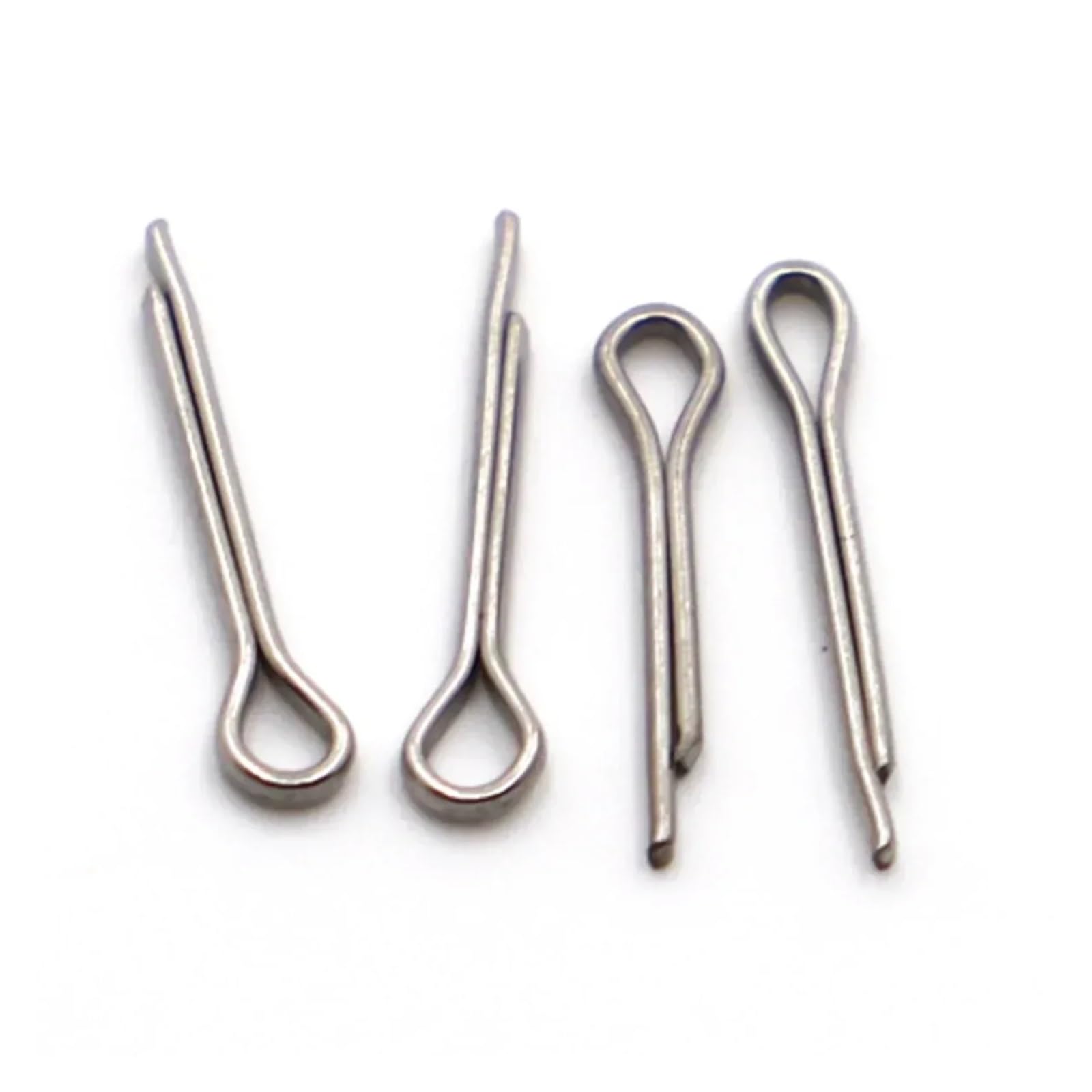 80 Uds. De pinos metálicos de acero inoxidable 304, pasadores divididos, fijaciones chaveta, enlace caja dura, pasador dividido M3-M10 Para Automoción(M10,100mm)