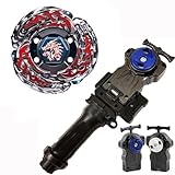 BB108 L-Drago Destroy F:S Destructor Battle Metal Fusion Spinning Top Battling Toy with Power Launcher Booster Gyro Starter BeyLauncher LR & Launcher Grip Set (BB108)