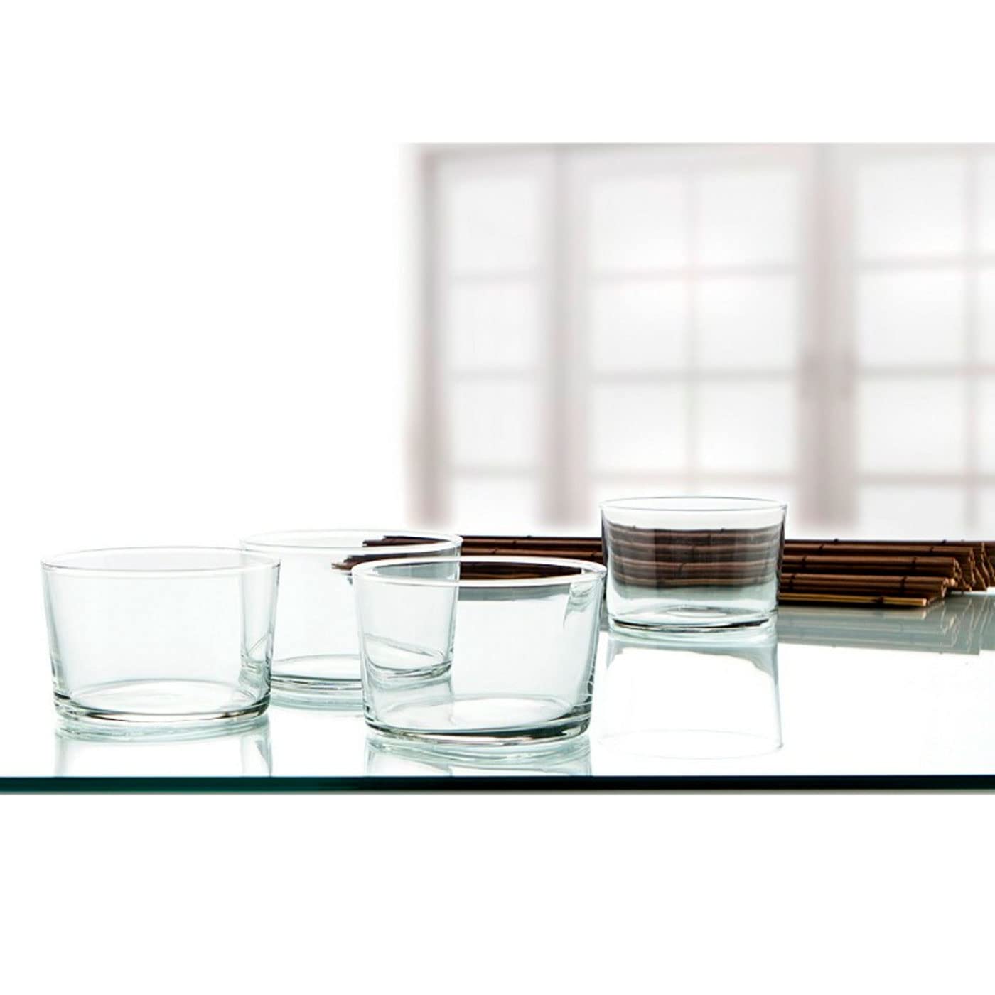 12 Bicchieri In Vetro Tradineur Modello Ruta - 36 Cl, Resistente, Lavabile In Lavastoviglie - Foto 4