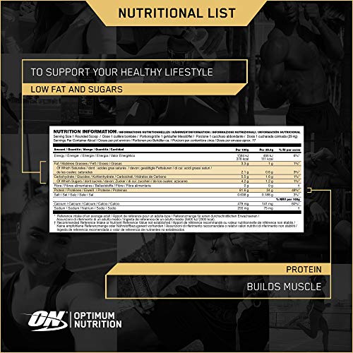Optimum Nutrition 100% Whey Gold Standard,Vanilla Ice Cream,1 lb (0.45 kg) - Image 8