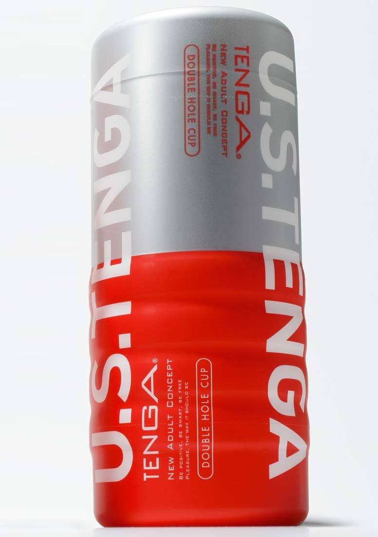 TENGA TOC-004US Ultra-Size Pre-Lubricated Double-Hole Male Masturbator Cup With Powerful Suction