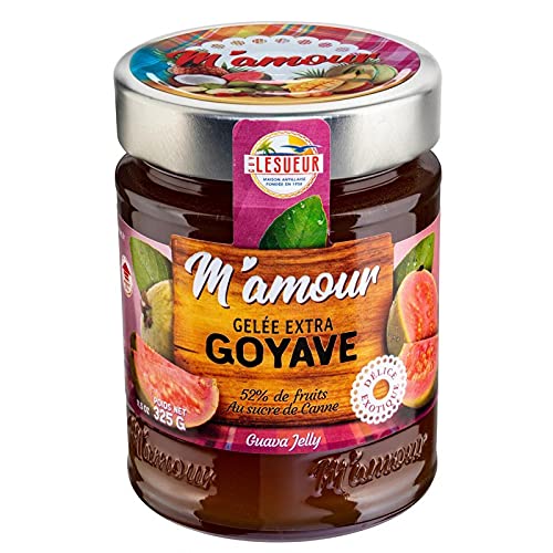 M'Amour Gelée De Goyave - Conserve exotique 100% naturelle 325g - Saveurs de l'Océan Indien - Créole authentique by M'AMOUR - Le Lot De 3
