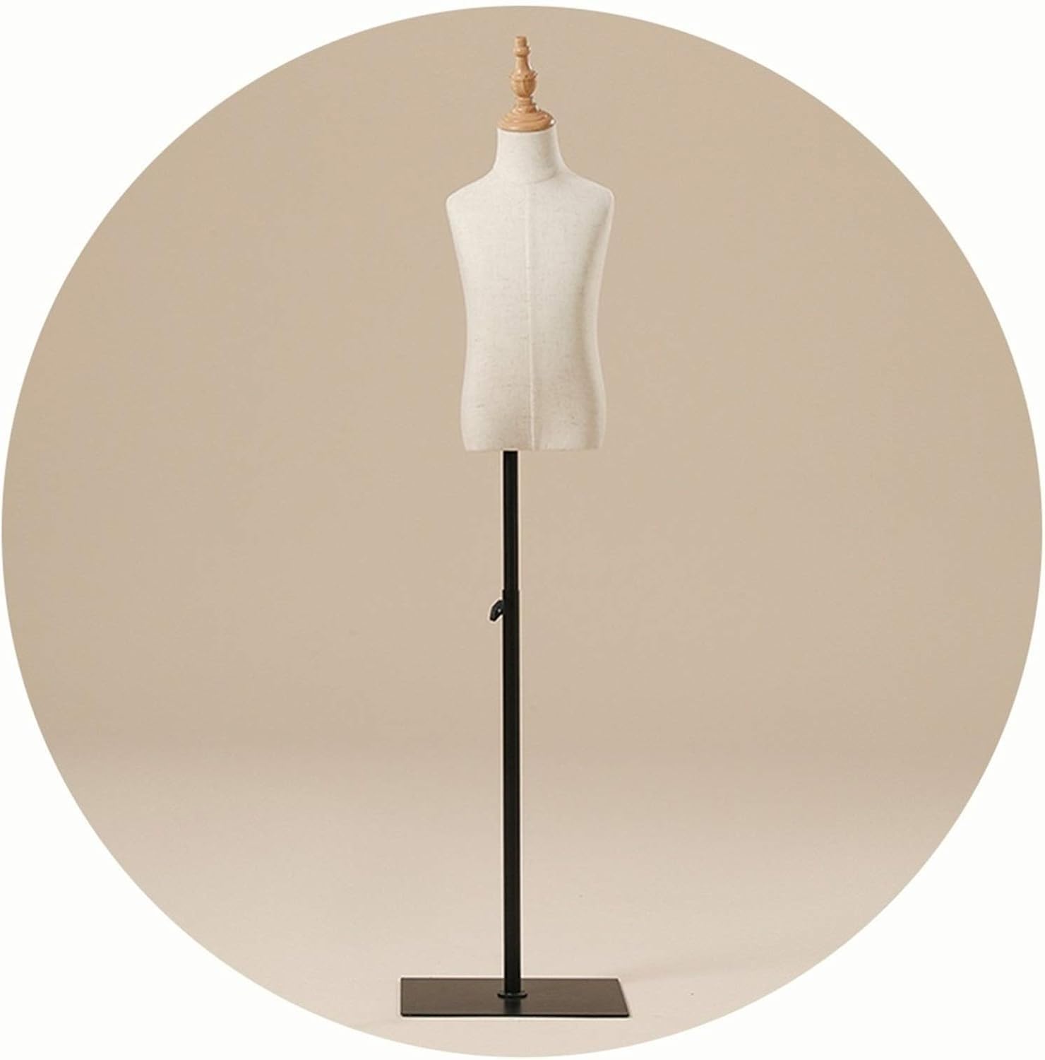 CONGRUI Mannequins Torso, Height Adjustable Fashion Model Child Dummy Sewing Dress Style Square Base