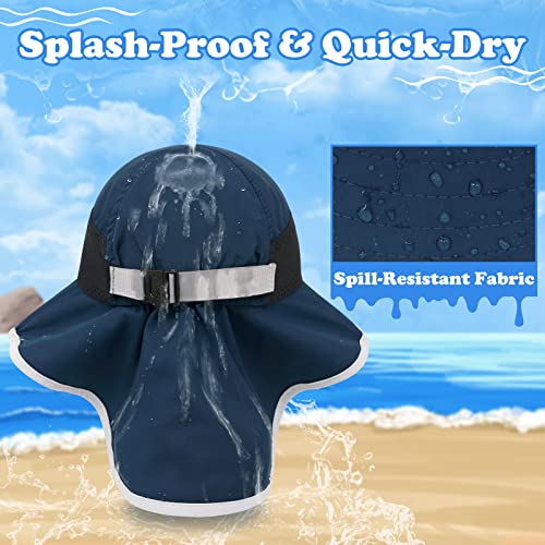 Kids Sun Hat Toddler Sun Hat UPF50+ Girls Boys Sun Hat with Neck Flap Toddler Beach Hat Baby Summer Hat Toddler Hat 1-6Y3