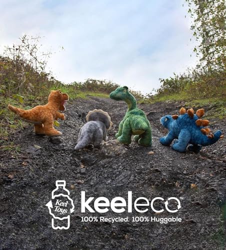 Deluxe Paws 100% recyceltes Plüsch-Eco-Spielzeug (Stegosaurus)