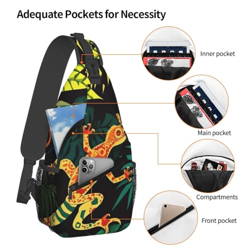 Morral tipo bandolera pequeño para senderismo unisex miniatura 4
