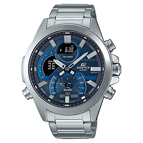 Casio Montre ECB-30D-2AEF - 52,3mm - Bleu