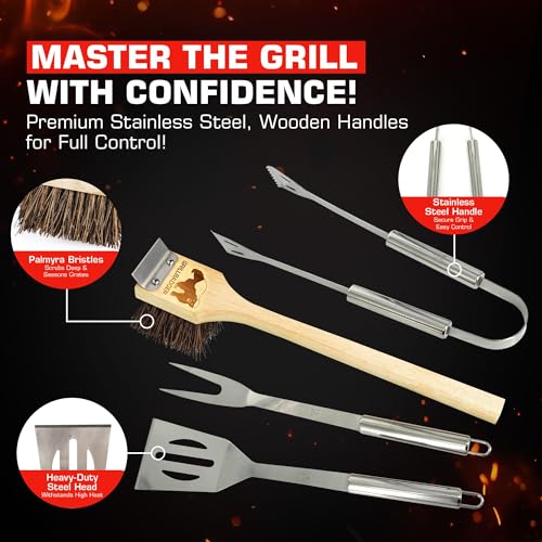 Set de accesorios para parrilla en acero inoxidable miniatura 2