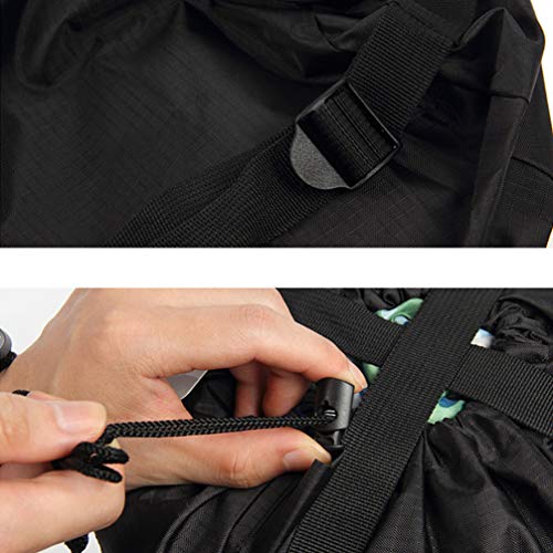 Bolsa de compressão portátil para dormir, 2 peças da BESPORTBLE, bolsa de armazenamento, bolsa de ed