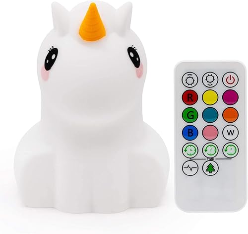 Luz nocturna para niños, lámpara de noche para niños, lámpara de guardería para bebé para lactancia segura, resistente a la rotura, cuidado de los