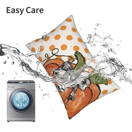 Gohdiwh Pumpkin Maple Leaves and Stripes - Image 8