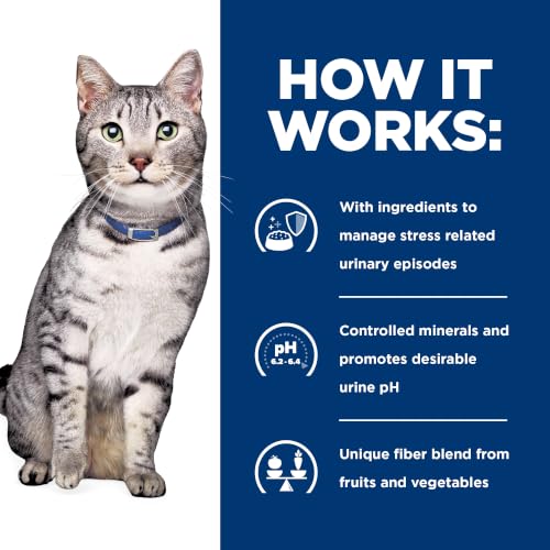Hill's Prescription Diet c/d Multicare Stress + Metabolic Weight Dry Cat Food, Chicken, 6.35 lb. Bag