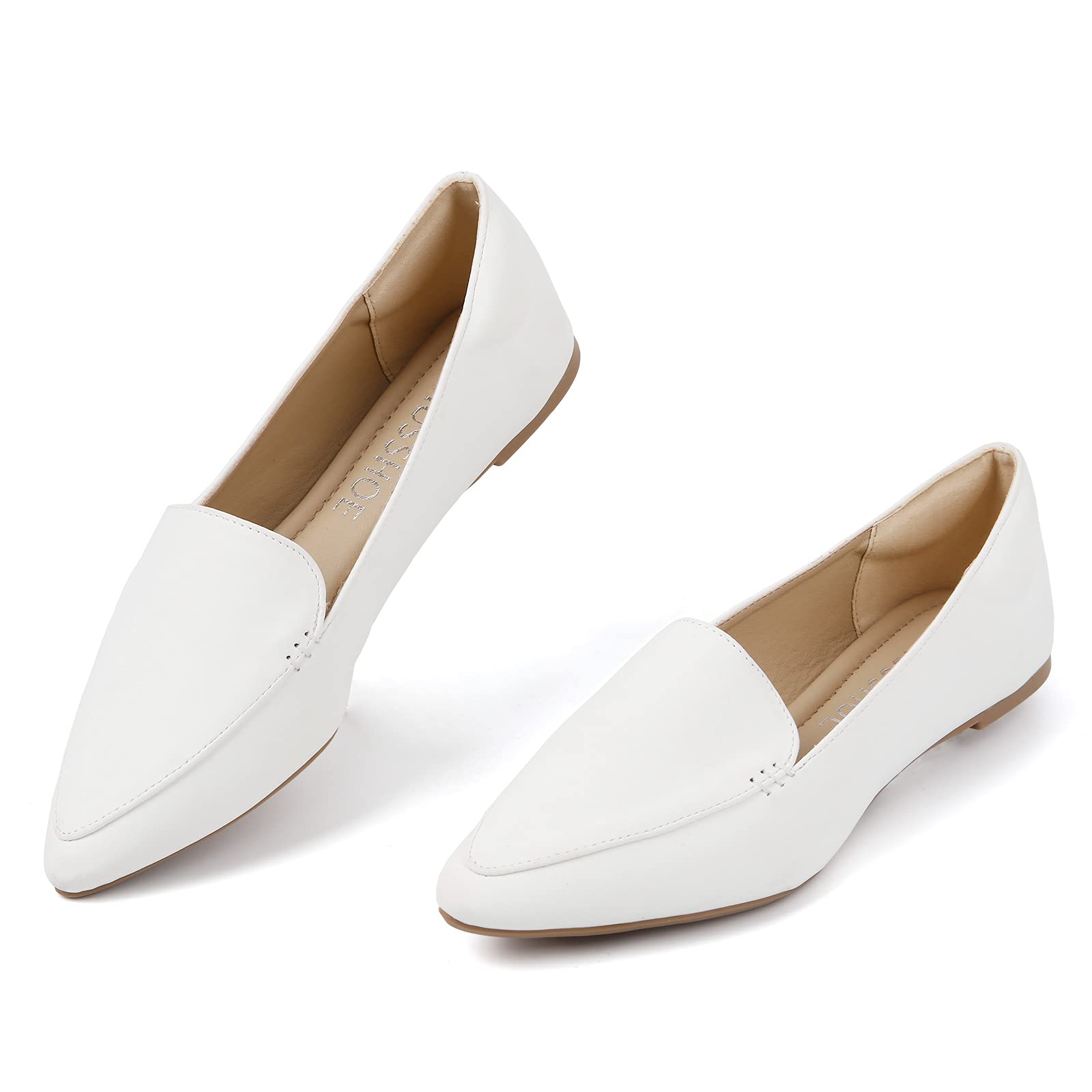 Loafers for Women Comfortable Pointed Toe Memory Foam Women's Loafers