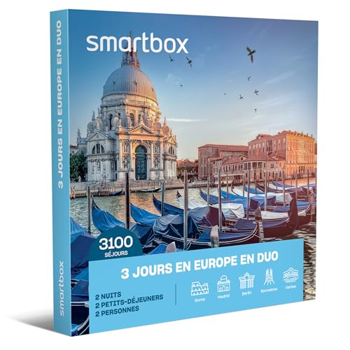 Le coffret Smartbox Top destinations en Europe