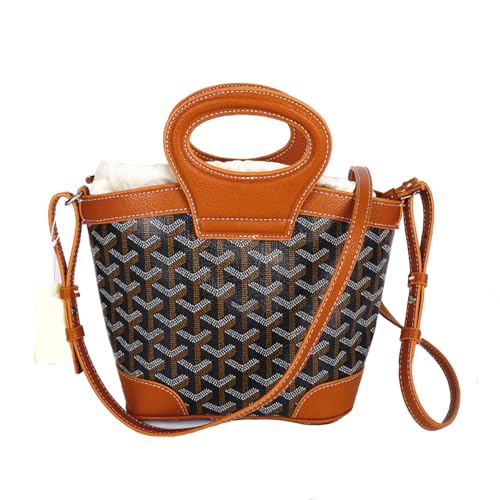 Women's Genuine Leather Crossbody Bag - Mini Structured Shoulder Bag & Basket-Style Tote, Gift for...