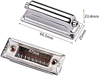 Vista 2 de 6 unids doble extremo metal tambor terminales con tornillos para caja Tom piezas accesorios montados a tope