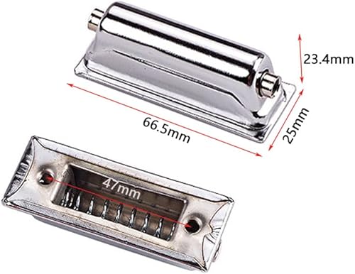 Miniatura 2 de 6 unids doble extremo metal tambor terminales con tornillos para caja Tom piezas accesorios montados a tope