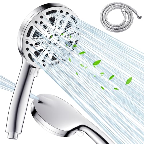 Newrdsss Shower Head with Hose, High Pressure, 10 Spray Modes