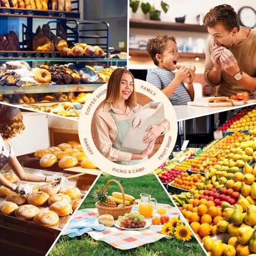 Mosucoirl Beeswax Bread Bags 2 Pack, Reusable Bread Storage Boxes for Homemade Sourdough, Cotton Food Bags Loaf Containers to Keep Fresh Large