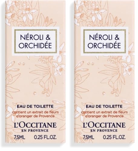 Image of L'Occitane Neroli & Orchidee Eau De Toilette Mini, 7.5ml (Pack of 2)