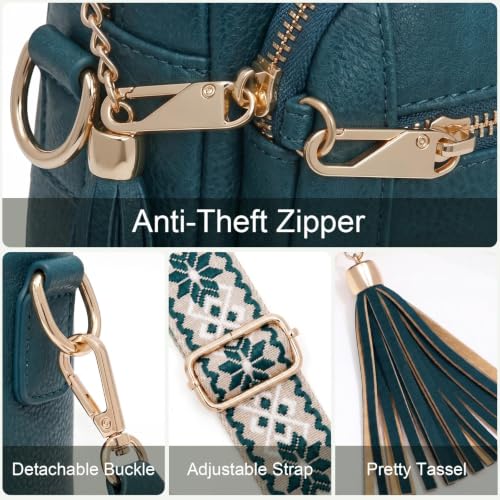 Image of Vegan Leather Crossbody Bags for Women Anti theft Purses and Handbag