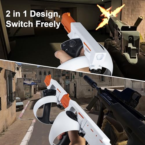 LICHIFIT Soporte magnético para controlador de pistola de VR para mango PSVR2, soporte de pistola de liberación rápida para PlayStation VR2, accesorios de juego de disparo - imagen 4