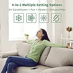 Uhome 12000 BTU Portable Air Conditioner with Heater up to 400 Sq. Ft, Ac Heater Combo Window Unit, Portable AC Unit with Dehumidifier & Fan, Cools & Heats,Remote Control and Window Kit Included,White - Image 3