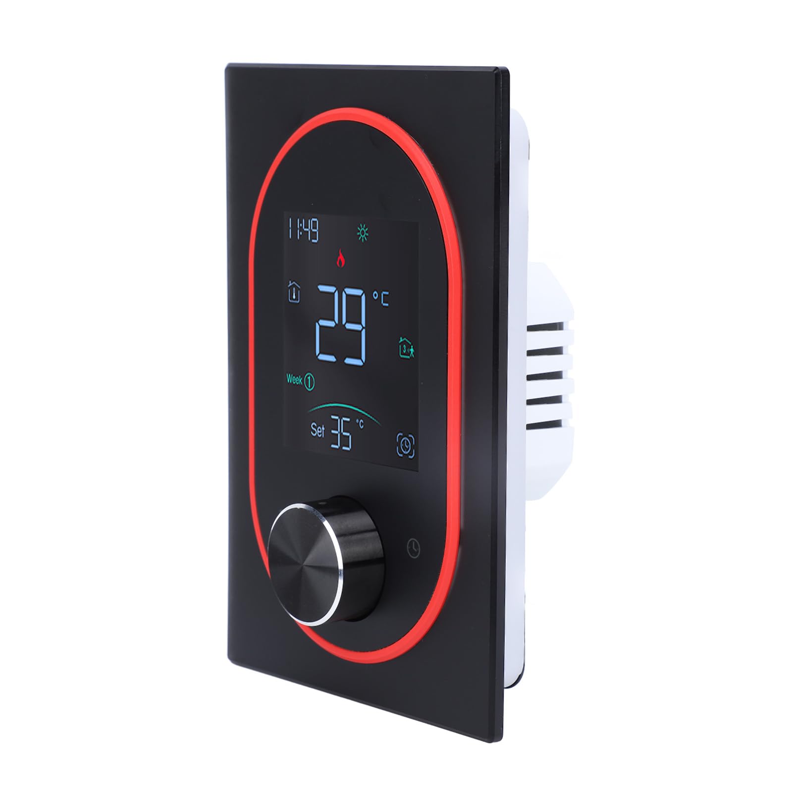 Termostat Smart, ABS i Stopy Aluminium Programowalny Elektryczny,