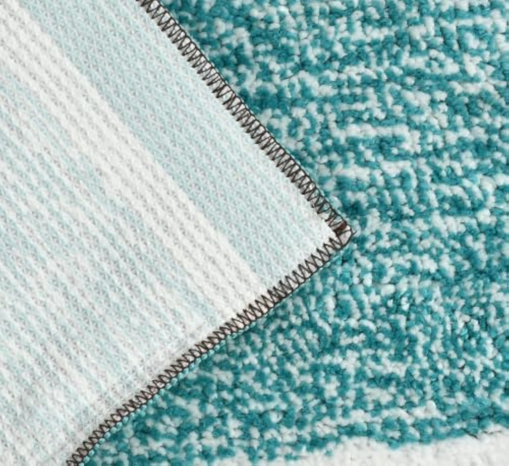 Melange Frame Aqua Bath Mat - Pack of 2