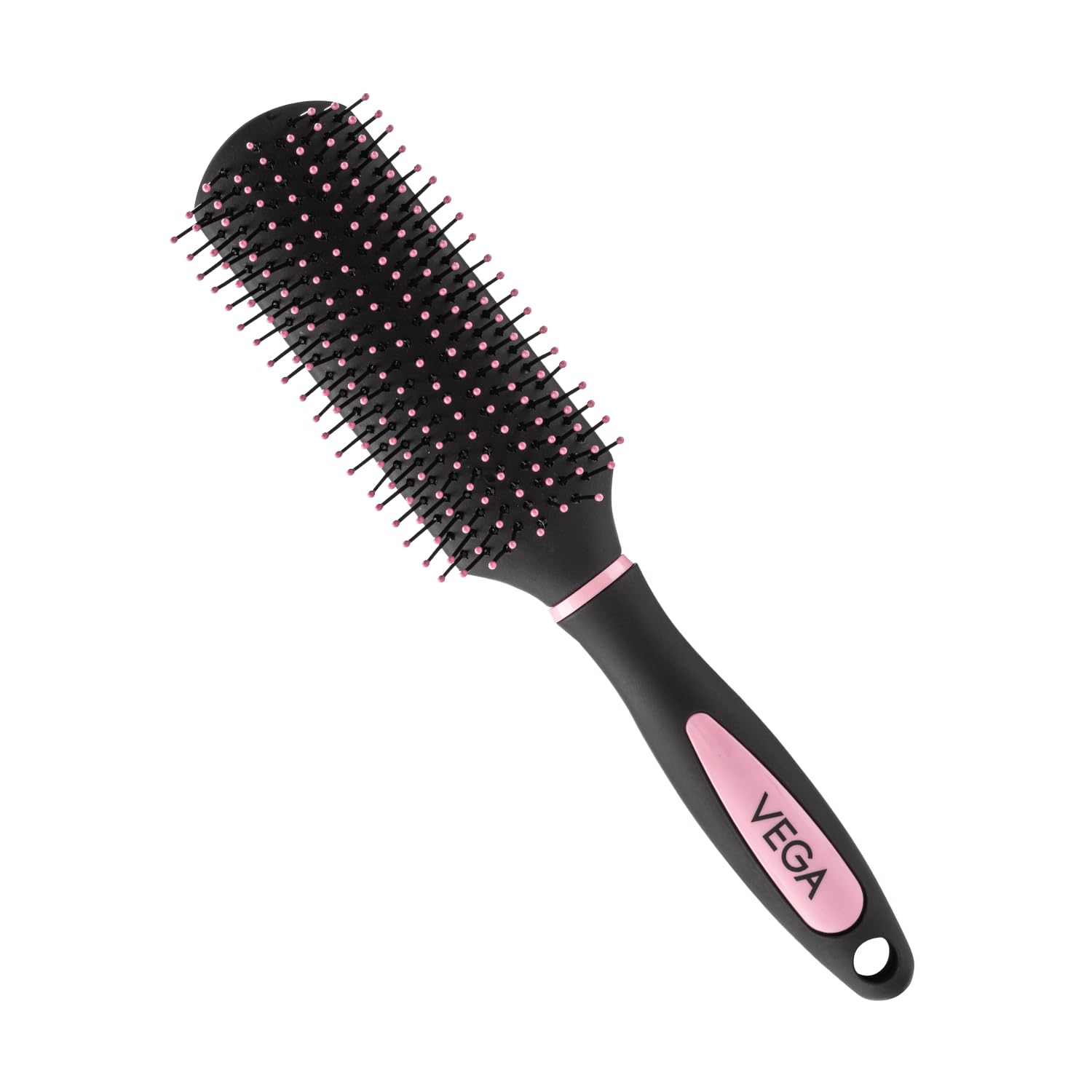 Vega Flat Hair Brush for Women, Men & Kids | Hair Brush for Hair Detangling, Styling & Smoothening | Anti-Frizz Hair Comb for Curly, Thick, Straight & Long Hair | Scalp Massage Hairbrush, (R21-FB)-picture-27