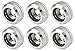 6 Pack of Bitspower G1/4" Silver Shining Enhance Multi-Link For OD 16MM