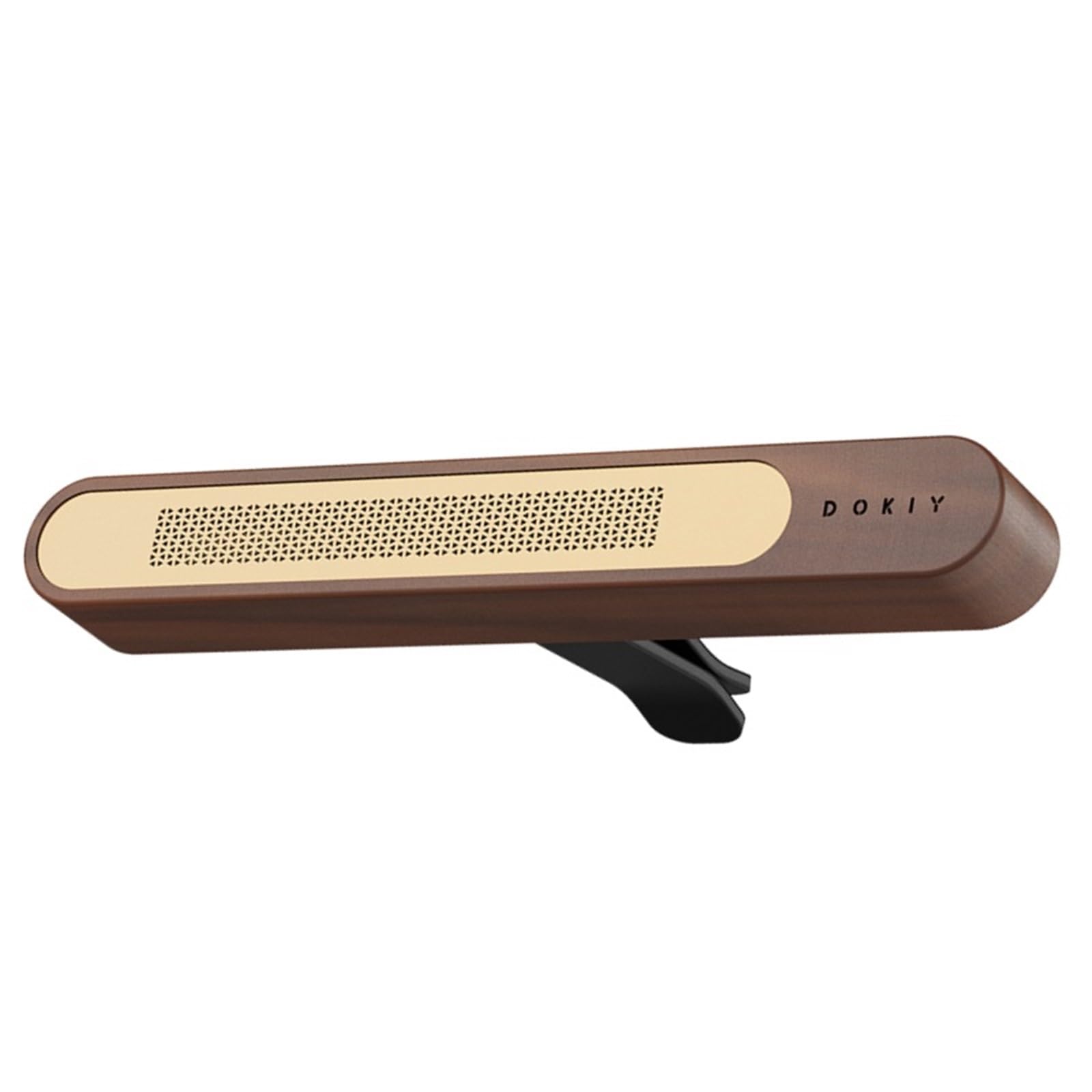 1 PC New Arrival Luxury Aromatic Wood Diffuser Car Vent Solid Air Freshener Metal Wooden Car Perfume Diffuser Clip(Wooden Version)