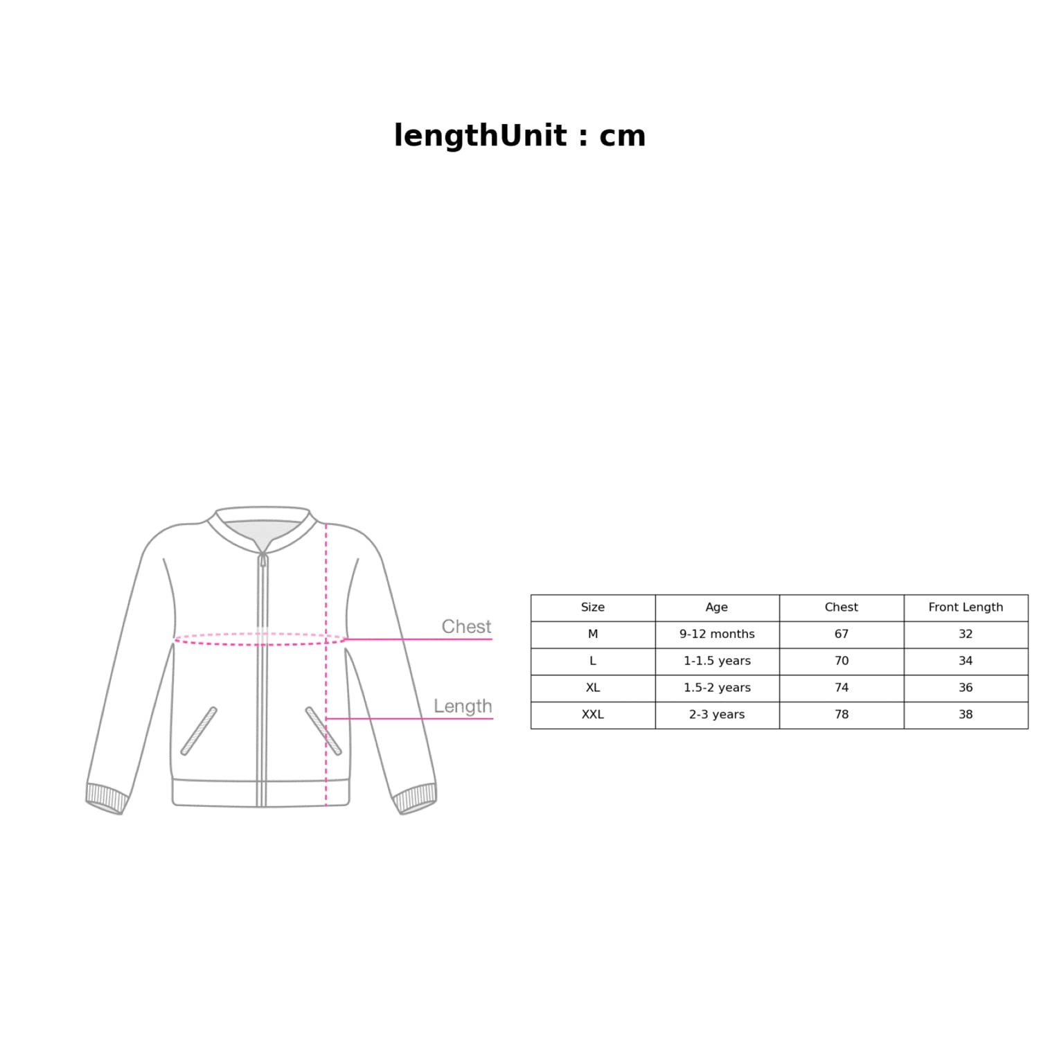 Hopscotch Baby Girls Polyester Waist Length Jackets In Pink Color For Ages (18-24 Months) 3