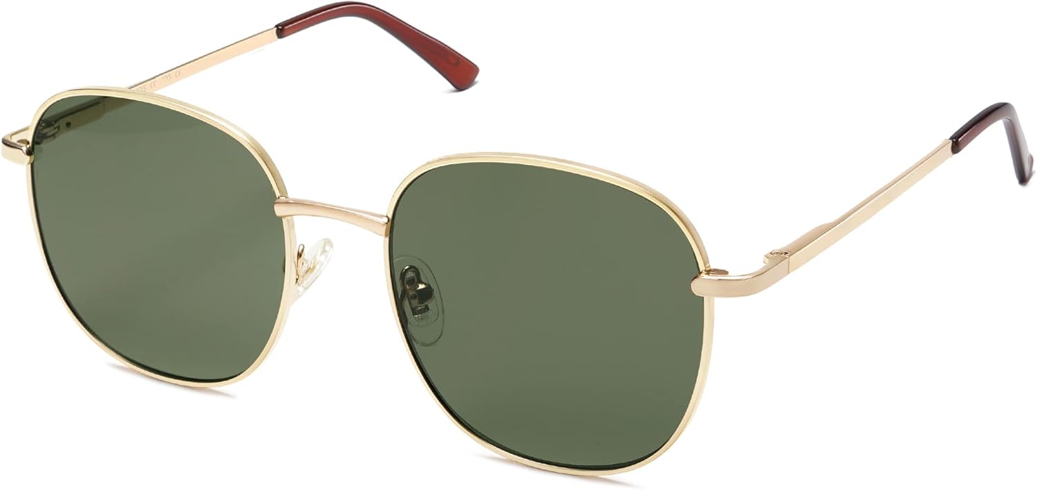 Miniatura 3 de SOJOS - Lentes de sol clásicos cuadrados para mujer y hombre con bisagra de resorte SJ1137