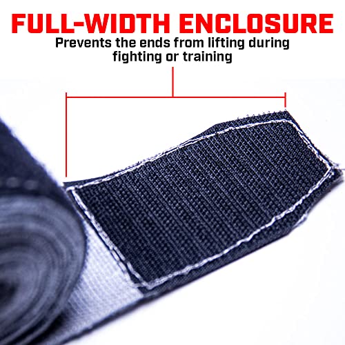 Revgear 180-Inch Elastic Hand Wraps, Granite Grey #TOP1