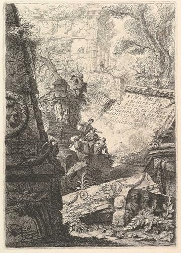 Póster de paisaje clásico de Piranesi: la elegancia artística ideal para tu salón