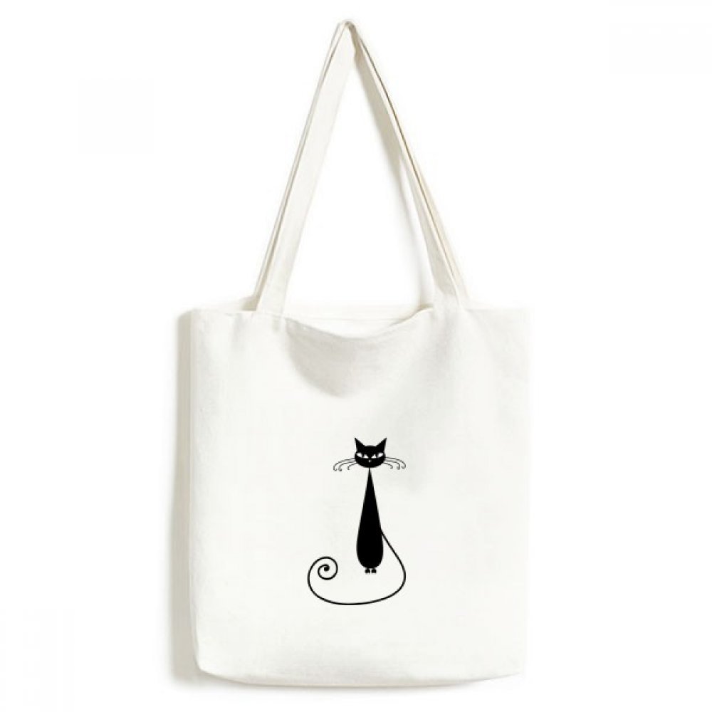 Sac cabas chat noir le cadeau idéal à la mode pour amateurs de chats et fans d'Halloween