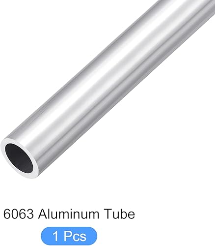 Miniatura 9 de Tubo de aluminio 6063 (0.709 in de diámetro exterior x 0.551 in de diámetro interior x 11.811 in de largo), tubo redondo de aluminio - para