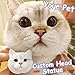 Personalized Handmade Pet Plaster Figurine Statue,Cat&Dog Portrait sculpture fridge magnet sculpture Car air outlet clip Photo Dog Cat Lover Gift Pets Memorial Gift