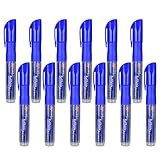 Dry Erase Markers, SKYGLORY Dry Erase Pens,Low Odor,Bullet Tip,Medium Point,12-count Blue