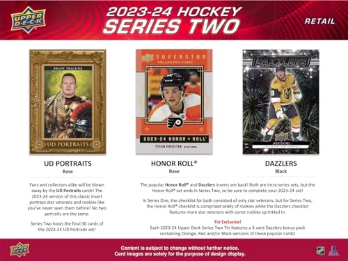 2023 2024 Upper Deck Hockey Series Two Blaster Box with Chance for Connor Bedard Young Guns Rookie Card - Thumbnail 4