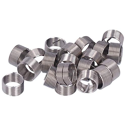 NDNCZDHC Dril Dia 12.3mm 20PCS Thread Inserts Male Female Reducing, M12 x 1 Stainless Steel Thread Insert Nut Repair Tool Fasten