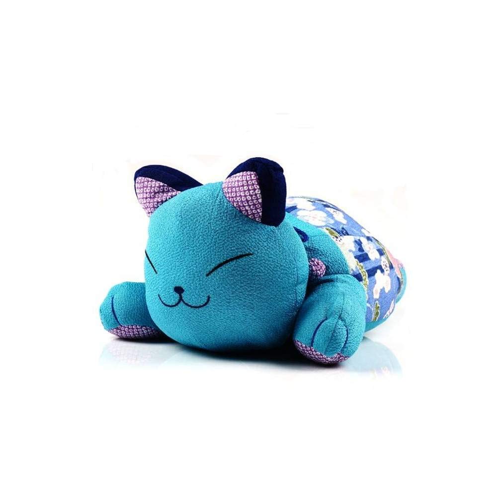 lachineuse Kawai Japanese Cat Blue