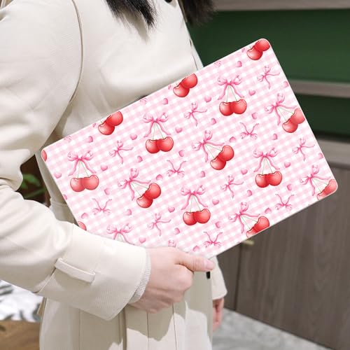 Image of MEEgoodo Case for M5 MacBook Pro 16 inch Case 2026 2024 2023 2021 with M5 M4 M3 M2 M1 Pro /Max Chip, Fit Model A3429 /A3428 /A3403 /A3186 /A2991 /A2780 /A2485, Cherry Bow Pattern